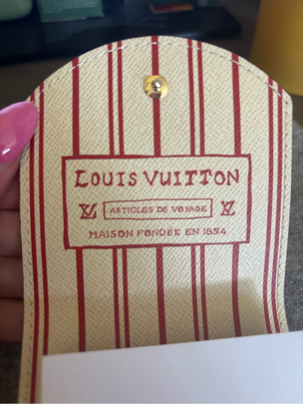 Louis Vuitton Cat Notepad Holder with classic monogramming, BRAND NEW - Picture 4 of 7
